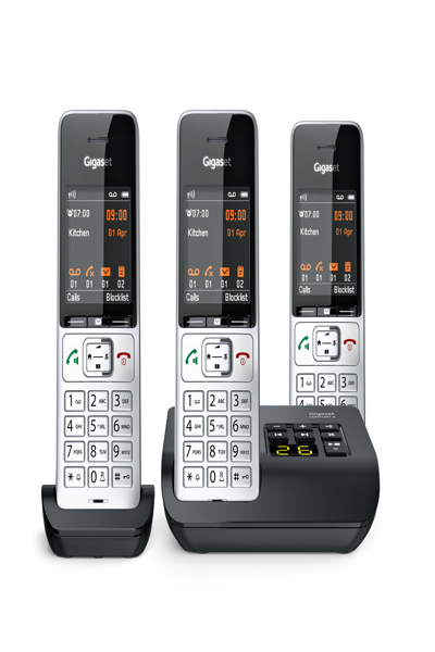 Gigaset Comfort 500A Trio Silver/Black Phone - L36852-H3023-B111