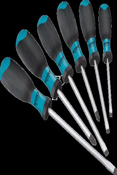 Jeu de tournevis d'atelier HAZET 6 pièces, fente Phillips