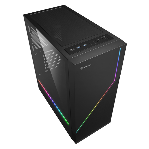 Sharkoon RGB FLOW - Midi Tower - ATX - no power supply - 4044951028146