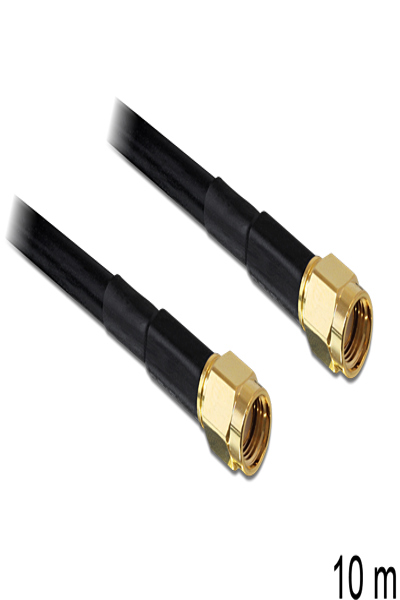 Câble d'antenne Delock - RP-SMA (M) vers RP-SMA (M)