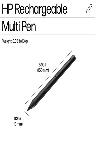 HP 700 Rechargeable Multi Pen: Touchpen with 2 Keys - 93Z27AA#ABB