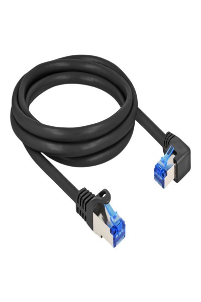 Câble réseau Delock - RJ-45 (M) droit vers RJ-45 (M) coudé