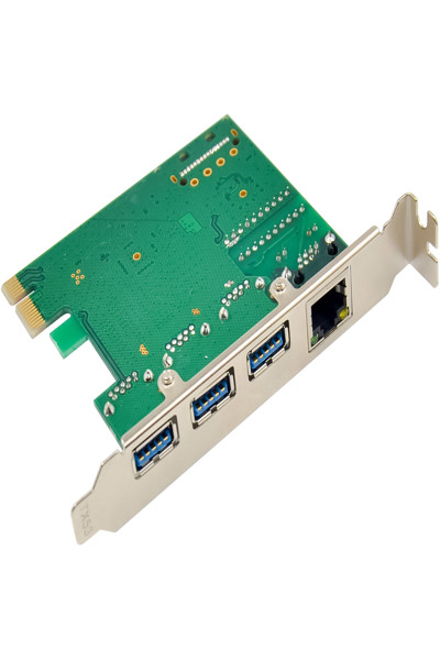 InLine Gigabit USB 3.2 Combo Card PCIe x1 - 51125R