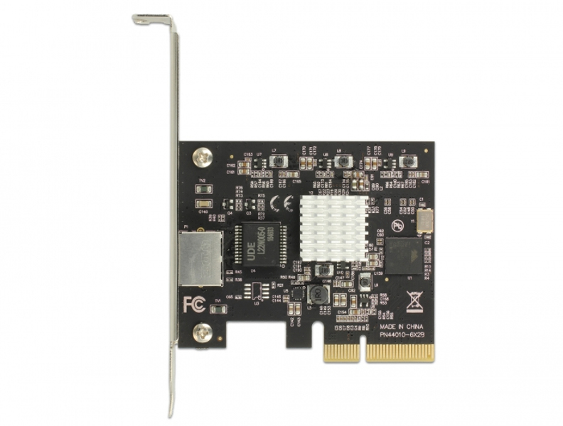 Delock PCIe card > 1 x 10 Gigabit LAN NBASE-T RJ45 Network adapter - 89654