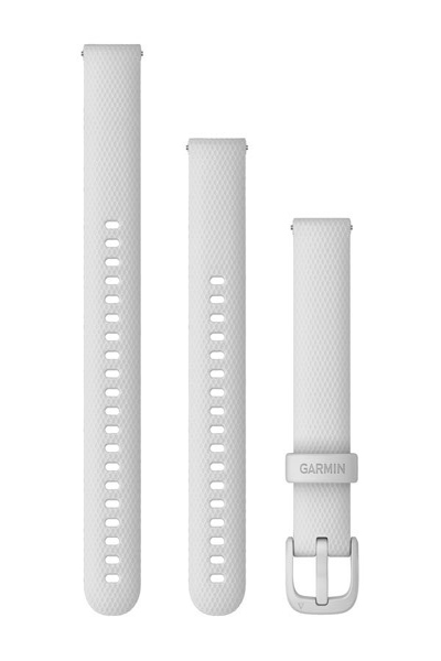 Bracelet Garmin QuickFit en silicone blanc - 20 mm