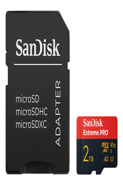 SanDisk Extreme Pro - Flashminneskort (SD-adapter ingår) - SDSQXCD-2T00-GN6MA