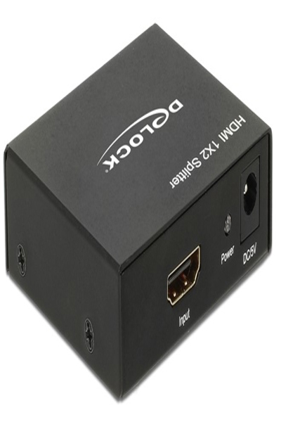 Delock HDMI-splitter 1 x HDMI in > 2 x HDMI ut 4K - 87701