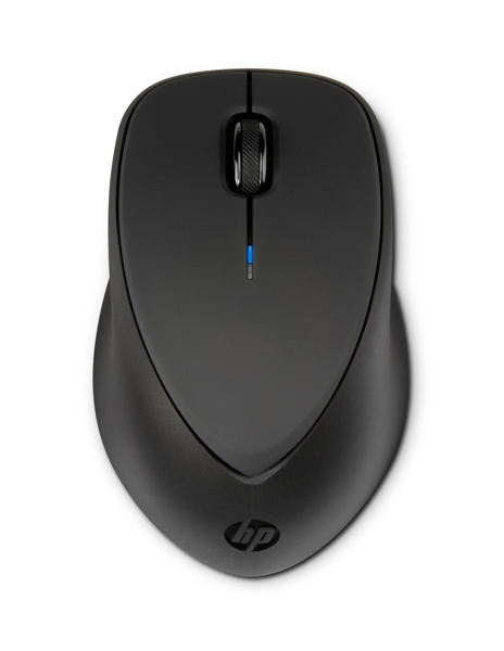 HP X4000b Bluetooth Mouse - Ambidextrous - Bluetooth - 1600 DPI - Black - H3T50AA#AC3