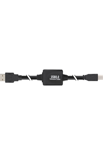 Câble amplificateur/répéteur de signal actif USB 2.0 InLine Type A/B - noir - 10 m