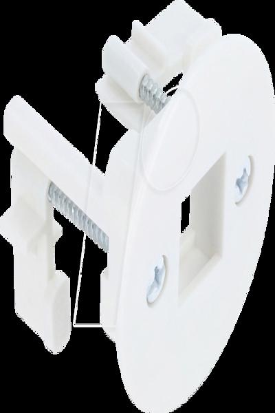 Delock Keystone Module Carrier for Wall Mounting Desktop Mounting White - 91381