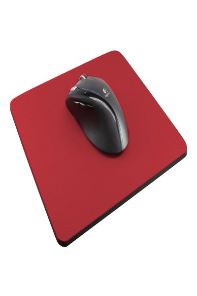 Tapis de souris InLine 250 x 220 x 6 mm Rouge