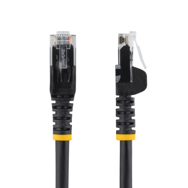 StarTech Cat5e Ethernet Patch Cable with Snagless RJ45 Connectors - 10 m - Black - 10 m - Cat5e - U/UTP (UTP) - RJ-45 - RJ-45 - Black - 45PAT10MBK
