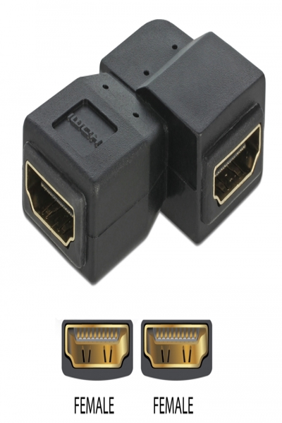 Delock HDMI adapter - HDMI female to HDMI female - 65078