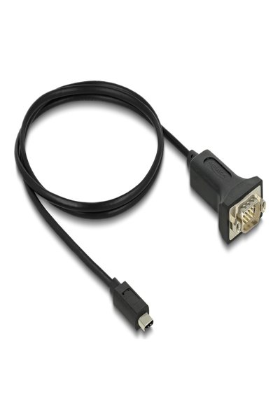 Delock USB-/seriell kabel - 24-stifts USB-C (hane) till RS-232 (hane) - 64195