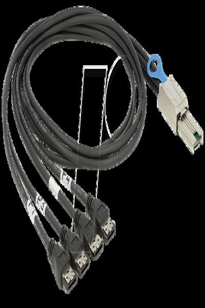 Delock SATA/SAS-kabel - 4-banig - 83064