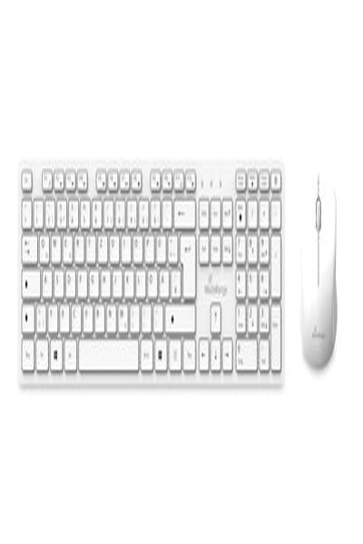 MEDIARANGE WIRELESS KEYBOARD AND MOUSE SET QWERTZ WHITE