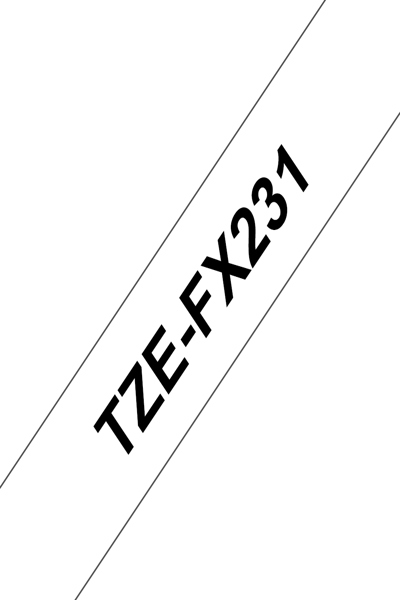 Brother TZe-FX231 - Self-adhesive - TZEFX231