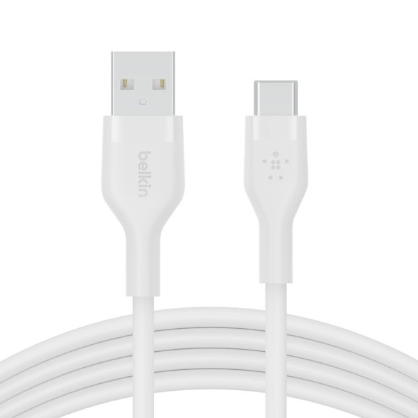 Belkin BOOST CHARGE USB-A to USB-C Silicon Cable 1m - CAB008BT1MWH
