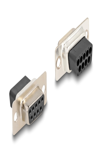 Delock Serial adapter - DB-9 (F) screwable to RJ-45 (8 pin) (F) - 67107