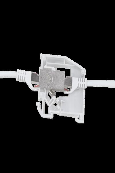 LogiLink Cat6a DIN Rail Adapter 2xRJ45 Sockel - MP0056