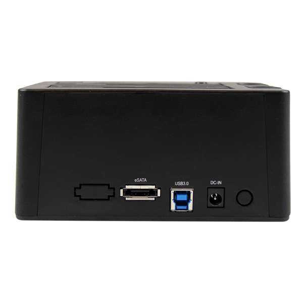 StarTech USB3.0/eSATA Dual 2.5/3.5in SATA Dock SDOCK2U33EB - SDOCK2U33EB