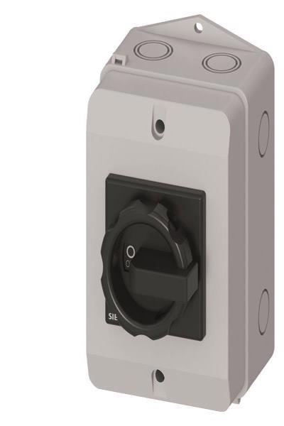 Siemens Main Switch in Housing 9.5kW 25A