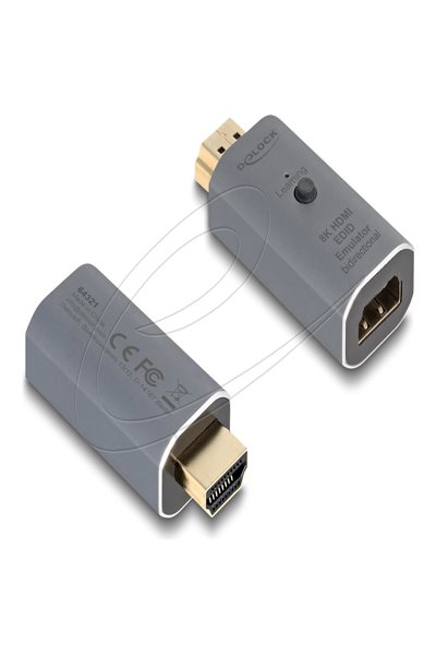 Delock HDMI EDID Emulator 8K Bidirectional - Cable - Digital/Display/Video