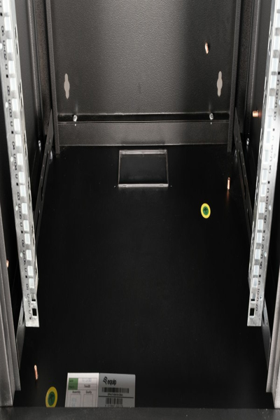 Equip Pro Mount 19' Cabinet, 07U, 600X450MM, RAL9005 Black, Wall mounted rack, 7U, Key lock, Rack rails, 14.5kg, Black
