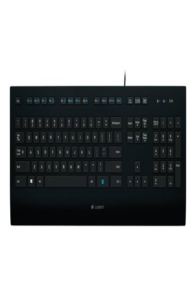 Logitech Keyboard K280e for Business - Full-size (100%) - Wired - USB - AZERTY - Black - 920-005210