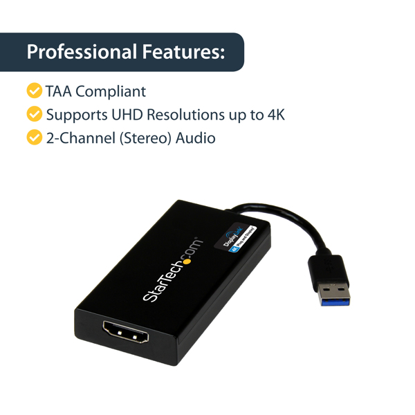 StarTech USB 3.0 to HDMI Adapter 4K 30Hz - USB32HD4K