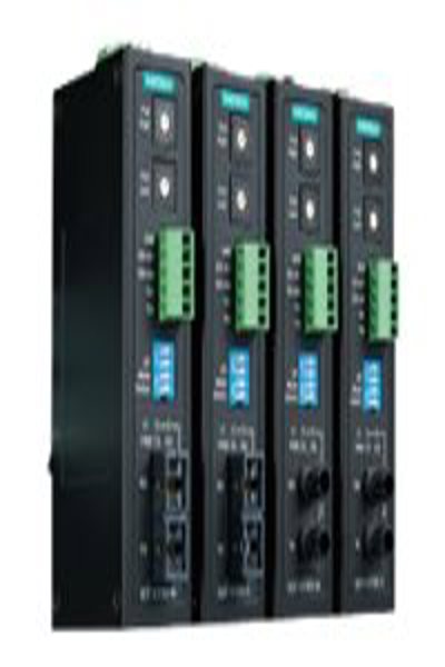 Moxa Industrieller RS-232/422/485-zu-Singlemode-Glasfaser-Konverter SC-Stecker 2 kV - Converter - Fiber Optic