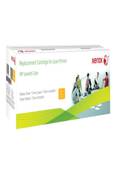 Cartouche de toner Xerox Jaune - compatible (alternative pour : HP 203A, HP CF542A)