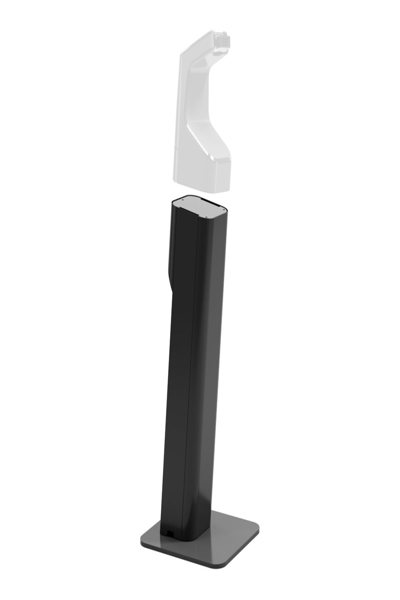 Zebra Kiosk Stand KC50 Compatible Dual Display Mount - 3PTY-SC-2000-PB2-01