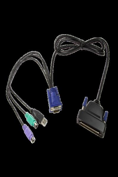 LogiLink 19" LCD KVM-konsol 17" TFT US-tangentbord - LC702US