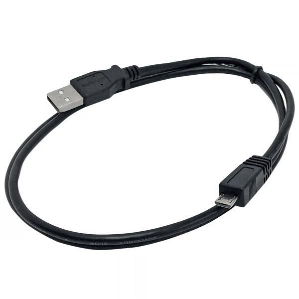 StarTech 1m Micro USB Cable - A to Micro B - 1 m - USB A - Micro-USB B - USB 2.0 - Male/Male - Black - UUSBHAUB1M