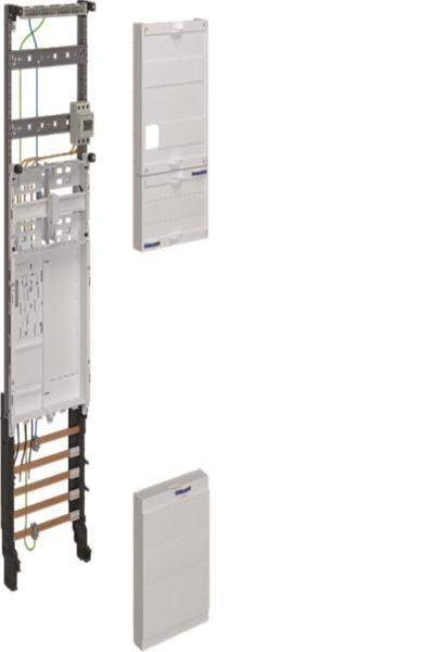 Hager Komplettfeld universZ: ZH3EL16TBKE-I (Battery Current Earth-Insulated) 1 Meter Place 3-Pole HLAK (Main Line Disconnecting Switch) H 1050mm (Millimeters).