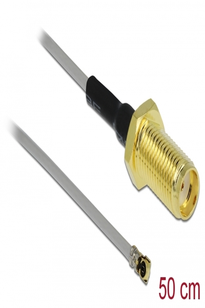 Delock Antenna cable - SMA (F) to MHF4 (M) - 90399