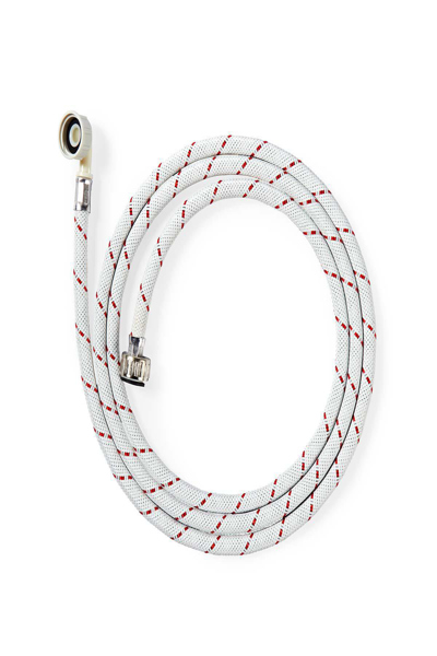 Nedis white red water inlet hose