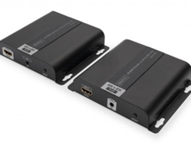 DIGITUS 4K HDMI-förlängare via CAT/IP (set), PoE - DS-55124