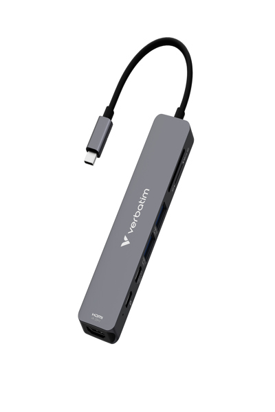 Verbatim USB-C Essentials multiport hub 7-ports - 32158