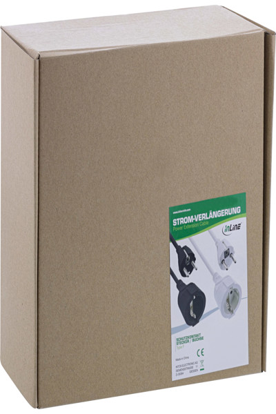 Rallonge d'alimentation InLine - blanc - 15 m