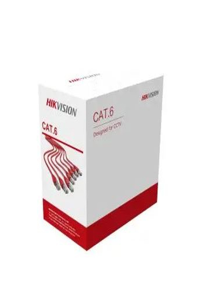 Hikvision NETWORK CABLE IN SPOOL 305Mt CAT.6 UTP DS-1LN6OPSPE copper Black PE 23AWG 0 - Cable - Network - DS-1LN6OPSPE
