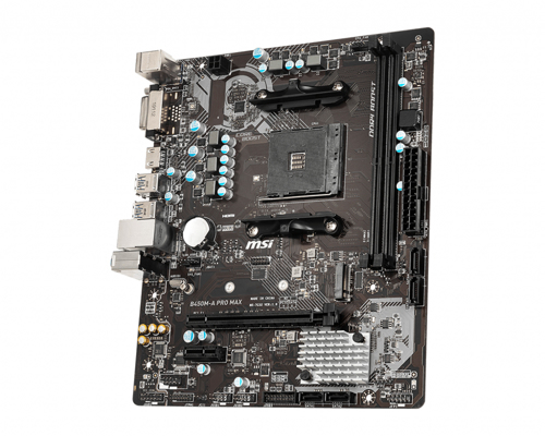 MSI B450M-A PRO MAX - Motherboard - micro ATX - 7C52-001R