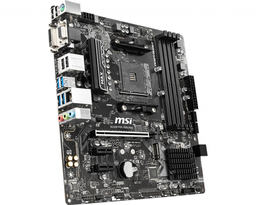 MSI B450M PRO-VDH MAX - Motherboard - micro ATX - 7A38-043R
