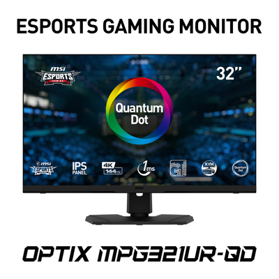 MSI Optix MPG321URDE QD - LED monitor (32") - 9S6-3DC07T-002