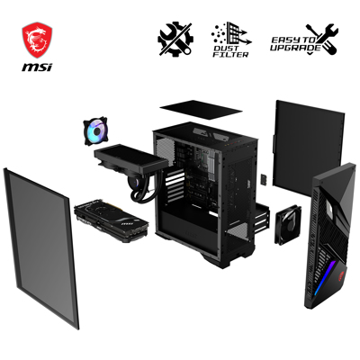 MSI MPG Infinite X2 14NUG7-460AT Gaming Tower PC - 00B90421-460