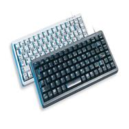 Clavier compact Cherry Slim Line G84-4100 - Laser - QWERTZ - Gris