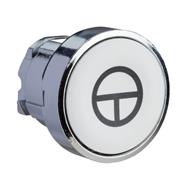Bouton Schneider Electric ZB4 Blanc