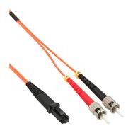 Câble fibre optique duplex en ligne MTRJ/ST 50/125 µm OM2 2 m