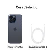 Apple iPhone 15 Pro Max 256GB Blue Titanium - 17 cm (6.7") - 2796 x 1290 pixels - 256 GB - 48 MP - iOS 17 - Titanium - Blue